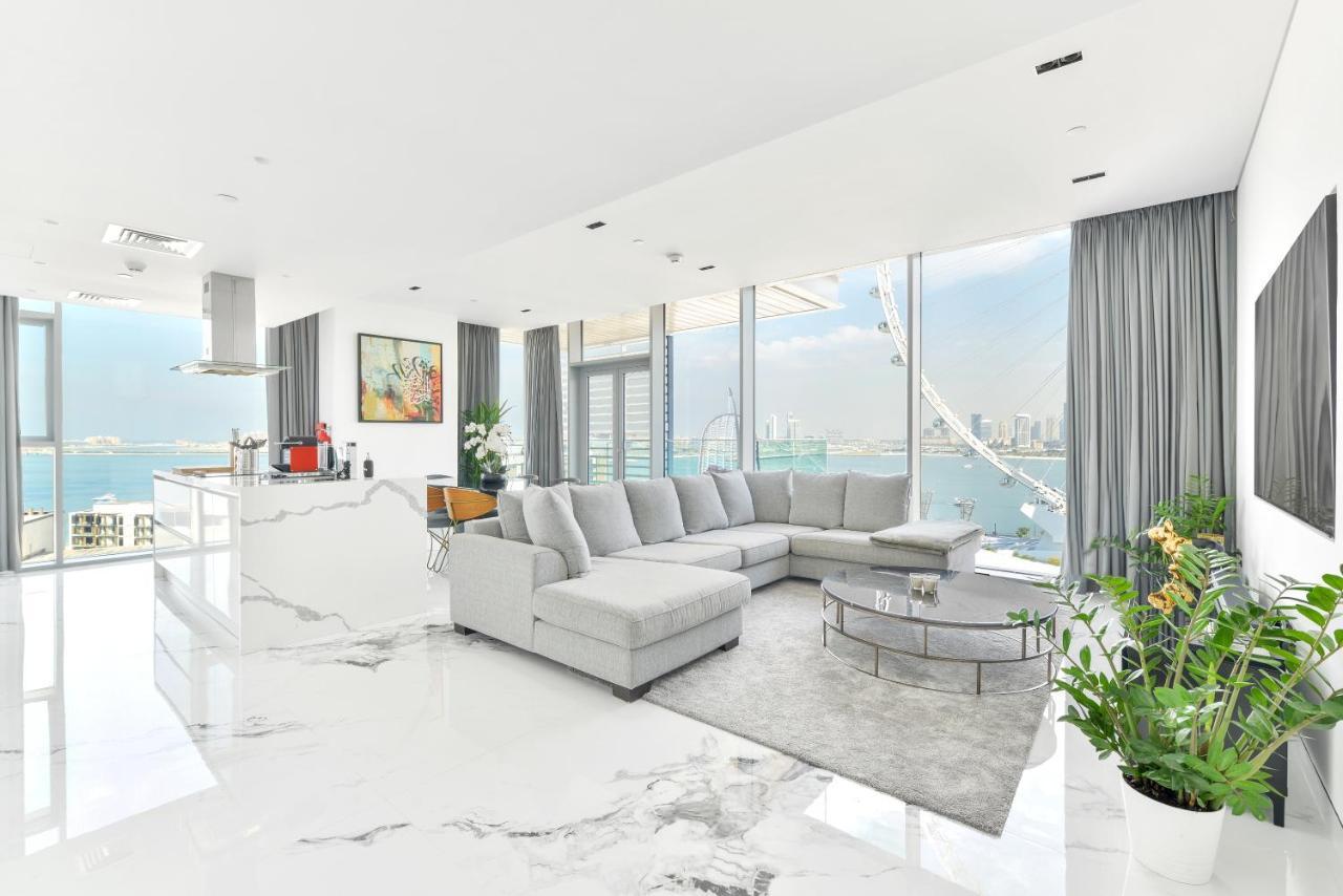 Luxurious 3 Bedroom W Maidroom In Bluewaters Island Dubái Exterior foto